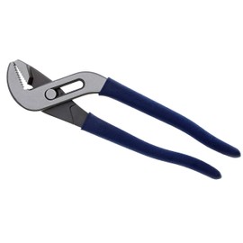 IDEAL Electrical 35-420 Tongue & Groove Plier - 9.5 in. Steel Groove Joint Plier with Reinforced Flange, Straight Jaws, Dipped Handle