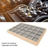 Jewelry Storage Display Trays Multipurpose 24 Grids Jewelry Tray for
