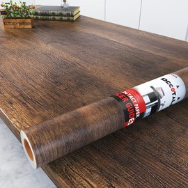 Decotalk 3ft x 16.5ft Large Wood Countertop Contact Paper Wood Grain Contact Paper Peel and Stick ContactPaper Woods Peel and Stick Wallpaper Removable Renter Friendly Wallpaper Woods Vinyl Wrap