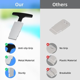 Egepon Pool Plug Removal Tool, Metal Eyeball Seat Removal Tool with Handle Grip for Inground Pool, Pool Return Jet Fitting Removal Tool for Change Out Pool Plumbing System