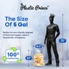PLASTIC PRINCE 5-Gallon Compostable Trash Bags Biodegradable Trash Bags, 19.5"
