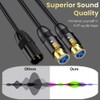 MysRuida 0.5 Meter XLR Splitter Cable, XLR Microphone Speaker Cord,