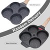 Bobikuke Egg Frying Pan, Fried Egg Pan Nonstick 4 Cups