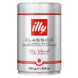 illy Whole Bean Coffee - Perfectly Roasted Whole Coffee Beans – Classico Medium Roast - with Notes of Caramel, Orange Blossom & Jasmine - 100% Arabica Coffee - No Preservatives – 250g