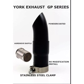 SHORTY YORK 1990-2022 Harley Davidson Sportster 883/1200 MOTORCYCLE Shorty Exhaust Slip-On