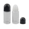 Chiegeguu 2Pcs 50ML Glass Roller bottles Empty Roll on Ball