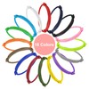 BOUMUSOE 16pcs Adjustable Puppy ID Bands - Multi Coloured Whelping