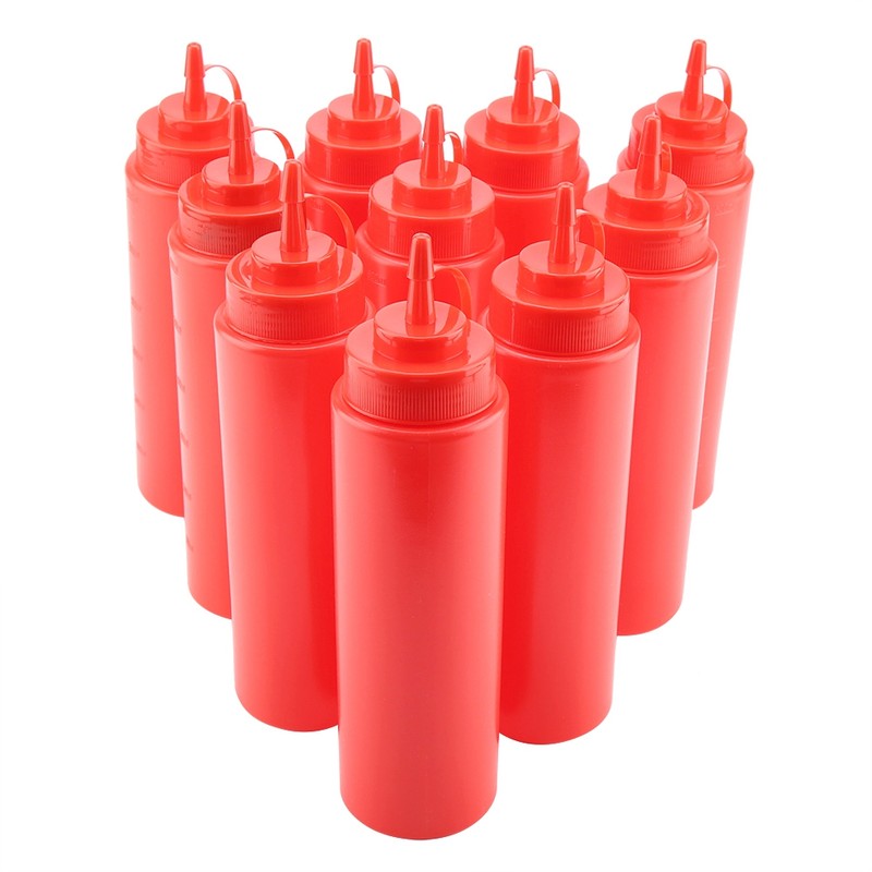 720ml 10pcs / Set Plastic Condiment Dispenser for Sauce Oil