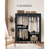 CASAMAYA Clothes Rack, Portable Closet, 54.7 Inch Large Capacity Wardrobe
