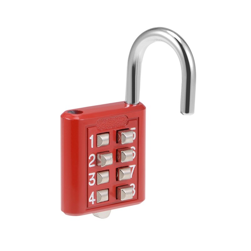 M METERXITY 8 Digit Combination Padlock - Zinc Alloy Indoor