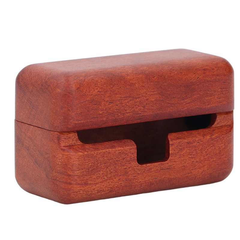 Wood Case for WF‑1000XM4 Earbuds Wooden Wireless Earbuds Protective Case