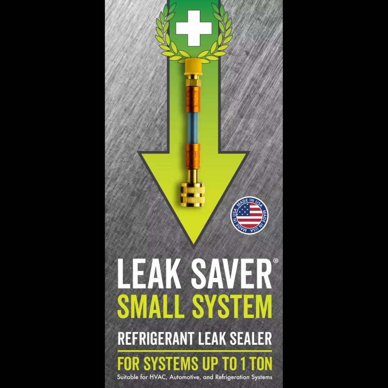 Leak Saver Direct Inject Refrigerant Leak Sealer Small System up