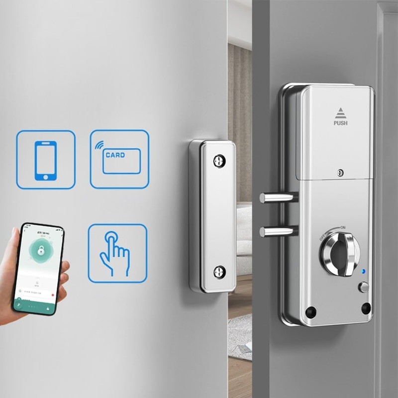 For Tuya Intelligent Invisible Door Lock, Burglar Door Lock, Electronic