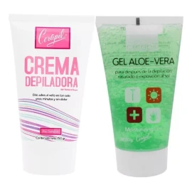 Cerapil Kit Para Depilar Crema Y Gel Piernas Sin Dolor Piel Sensible