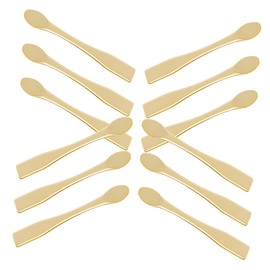 MERRYHAPY 12pcs Mini Makeup Spatulas for Skincare Lotion Face Masks Sturdy Reusable Design