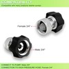 Electric Pressure Washer Coupler, Garden Hose Adapter,3/4inch Pressure Washer Metal