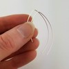 2 Inch Thin Sterling Silver Threader Earrings Open Hoop 20