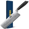 HOSHANHO 7 Inch Nakiri Knife, Japanese High Carbon Powder Steel
