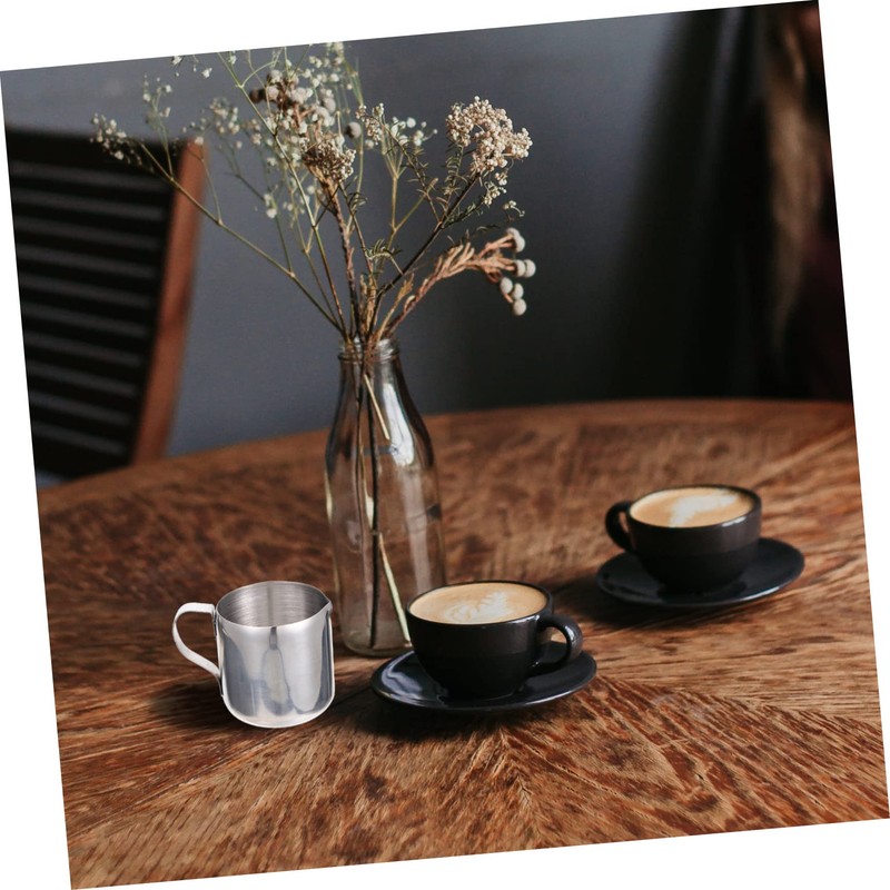 Gatuida Stainless Steel Milk Frothing Pitcher Professional Steaming Pitcher for