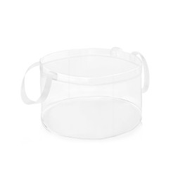 BOROLA 12L Collapsible Water Bucket Multi-Purpose Portable Folding Laundry Tub with Handle, PVC Laundry Bag for Washing, Vegetables, Cooling Drinks, Camping and Hiking (Clear)