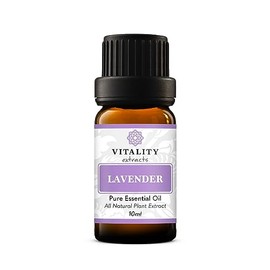 Vitality Extracts Lavender Essential Oil - Natural Calm, Stress Relief, Skin Care, Rest & Relaxation, Fresh Scent, Undiluted