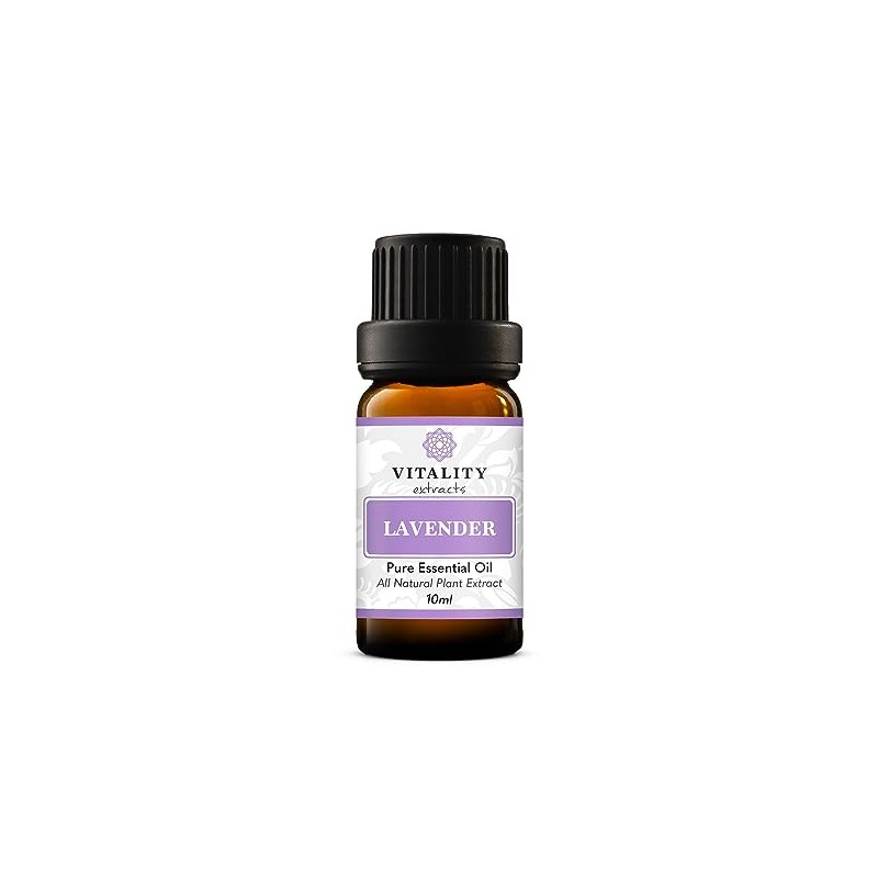 Vitality Extracts Lavender Essential Oil - Natural Calm, Stress Relief,