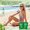 100 Travel Size Aloe Vera Gel Bulk Mini,99% Pure Organic
