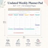 Weekly To Do List Notepad with Habit Tracker, 8.5" x