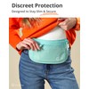 Vantamo Bum Bag with RFID, Ultra-Thin Money Belts for Travel