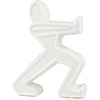 BRUBAKER Bookend Ceramic Figurine White 22 cm Height