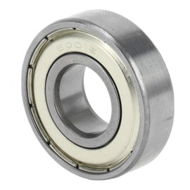 X AUTOHAUX 6001ZZ Deep Groove Ball Bearings P6 12x28x8mm Lubricated Bearings Double Metal Seal Silver Tone Scooter Skateboard Wheel