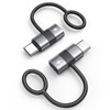 Lightning Type C Converter 2-Piece Set 60W 3A Fast Charging,