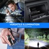 LETMY Rechargeable Flashlights High Lumens, 2 Pack 2000 Lumens Super