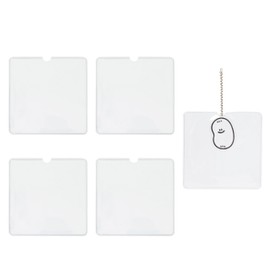 [Proooooces] Acrylic Key Holder Cover, 6.5x9, 7.5x7.5, 9x9, 12x12, 15x8, Set of 5, Protective Sheet, Storage, Acrylic Keychain, Rubber Strap, Protective Cover, Protects Against Dirt and Scratches,