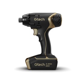 Gtech Impact Driver Bundle - Cordless Impact Driver - Perfect for Installing Screws, Fasteners, and More - Includes Impact Driver, 20V Battery/Charger, 12-Piece Bit Set - Complete Your Home Tool Kit