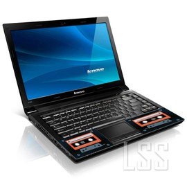 LSS 15 15.6 inch Laptop Notebook Skin Sticker Cover Art Decal Fits 13.3" 14" 15.6" 16" HP Dell Lenovo Apple Asus Acer Compaq (Free 2 Wrist Pad Included) Cassette Design