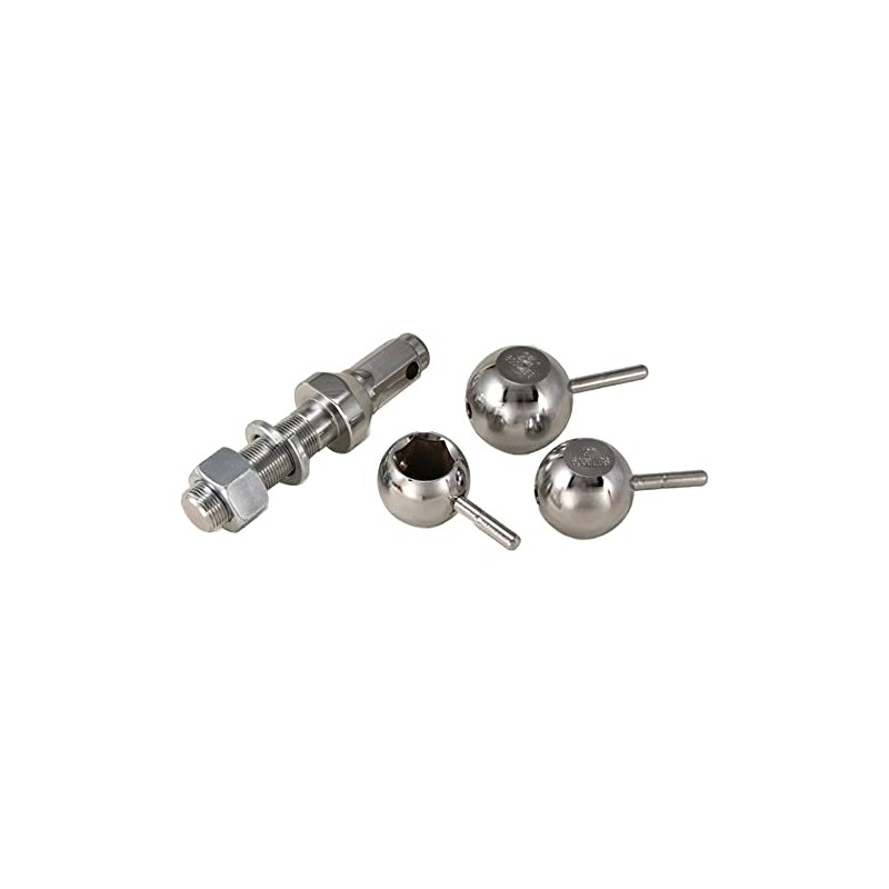 Trimax TMB335 Interchangeable Multi-Ball Hitch Ball System, Chrome