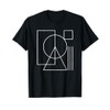Geometric Rectangle Circle Triangle Square Shape Lines Peace T-Shirt