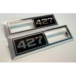 Knies Machine 1968 Chevelle Impala Nova '427' Emblem Marker Light Bezel Front Fender Billet