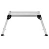Giantex Work Platform Aluminum Step Ladder Drywall Safe CE Approved