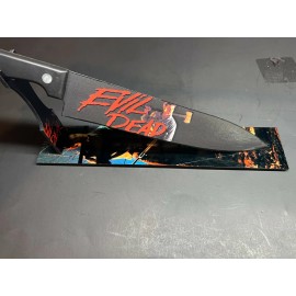 Evil Dead 1981 Knife With Sublimated Stand