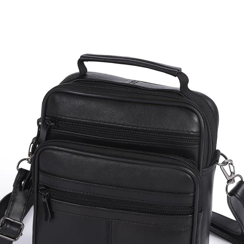 SOTALA Genuine Leather Flight Companion Shoulder Bag Work Bag Messenger