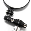 DREAMIZER 7/8" 22mm Motorcycle Folding Bar End Side Mirrors for