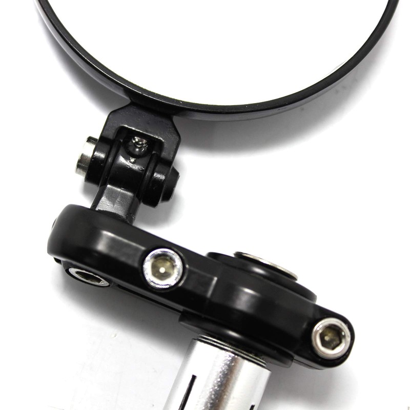 DREAMIZER 7/8" 22mm Motorcycle Folding Bar End Side Mirrors for