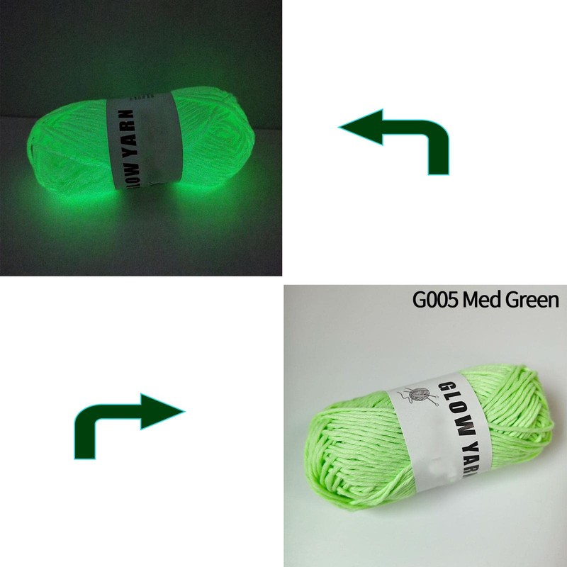 Luminous Yarn for Knitting | 76Yd Yarn Spool Roll for