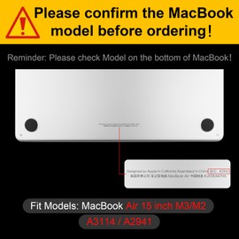 Yebiseven for MacBook Air 15” M4/M3/M2 Case 2025 2024 2023 A3241/A3114/A2941, Hard Shell Laptop Case with Keyboard Cover & Screen Film & OTG Adapter & Webcam Cover, Bohemian Floral