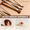 BS-MALL Juego de 11 brochas de maquillaje de bambú sintético