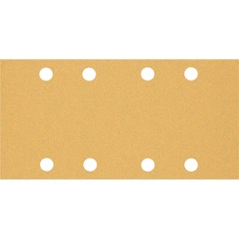 Bosch Professional Expert C470 Sandpaper with 8 Holes (for Hardwood, Paint on Wood, 93 x 186 mm, Grit 80, Orbital Sander Accessories), Pack of 10