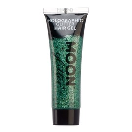 Moon Glitter - Holographic Glitter Hair Gel - 20ml - Green