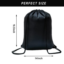CAIHONG 100 Pack Drawstring Bags Bulk, Draw String Backpack Sackpack Cinch Bag Gym Bag for Women Men, 20 Colors